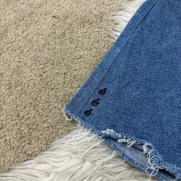 ÉTICA Lucy Cutoff Denim Jean Mini Skirt - Picture 5 of 8